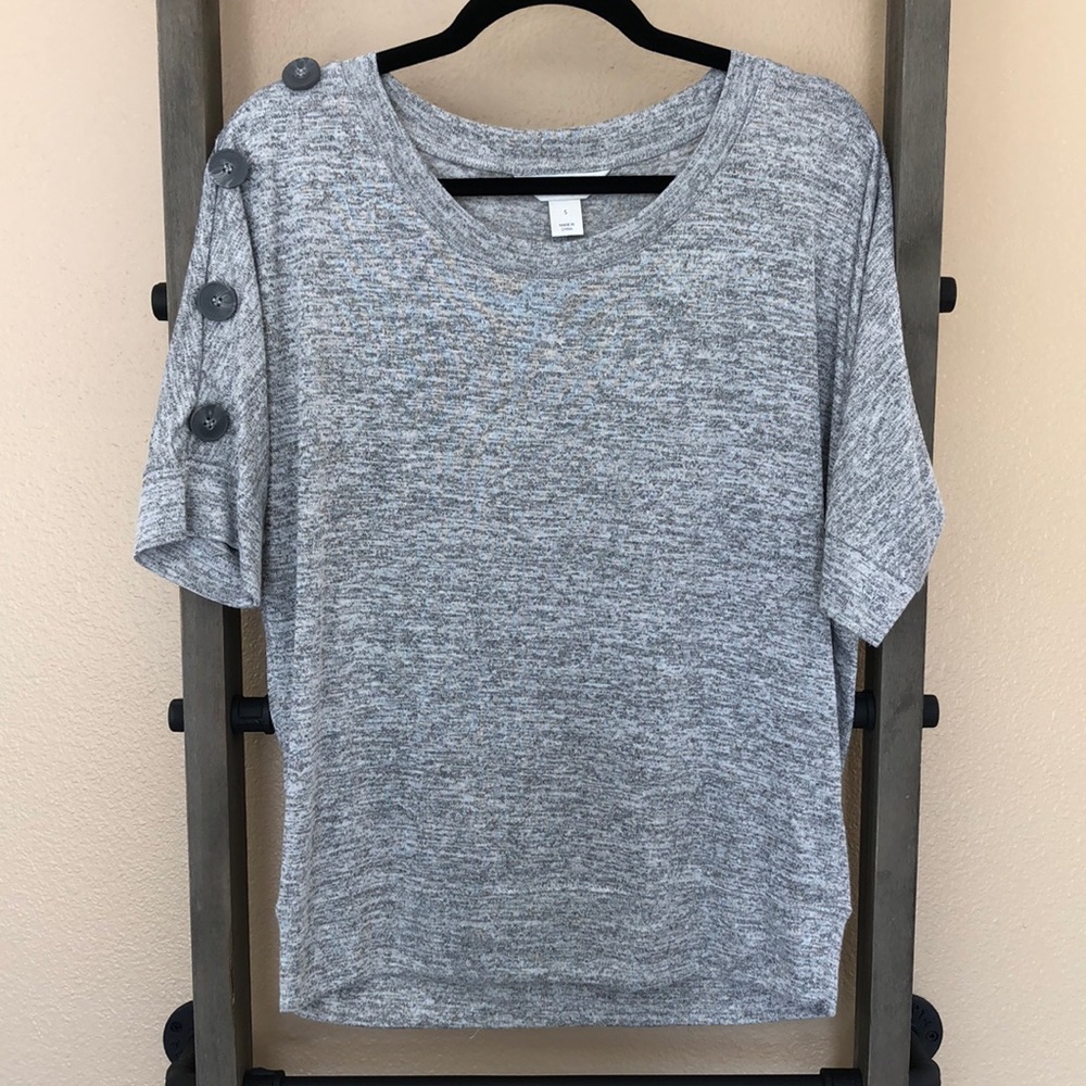 Christopher & Banks Button Top